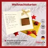 5 Weihnachtskarten mit geprägter „Frohe Weihnachten“ Produktbild-Vorschau 4