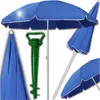 Strand Sonnenschirm 180 Cm Klappbar Hoehenverstellbar Produktbild-Vorschau 1