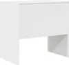 A white desk shown from a side angle against a white background. Produktbild-Vorschau