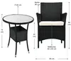 Juskys Polyrattan Balkon Set Bayamo 2 Personen – Tisch mit Produktbild-Vorschau 7