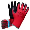 Polyester-Latex-Handschuhe Gnylex (Rtela) Rot-Schwarz Produktbild-Vorschau 5