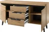 Sideboard Ronson in Artisan Eiche und schwarz Kommode Produktbild-Vorschau 4