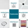 LZQ 6 boxů DIY Policový systém Šatní skříň s dveřmi Zásuvný Náhled obrázku produktu 7