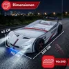 Autobett GTE Kinderbett im Rennwagen-Design mit Lattenrost Produktbild-Vorschau 3