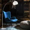 Bogenstehlampe, Metall, Acryl, weiß, E27, H 180 cm Produktbild-Vorschau 3