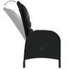 5-tlg. Garten-Bistro-Set Poly Rattan Schwarz Produktbild-Vorschau 5