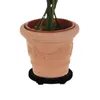 Kunststoff Pflanzenroller Rund Ø 35 cm Anthrazit mit 4 Produktbild-Vorschau 3