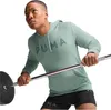 Puma M Cloudspun Branded Hoodie Green Moon Green Moon L Produktbild-Vorschau 1
