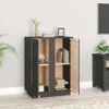 vidaXL Sideboard Grau 60x35x80 cm Massivholz Kiefer Produktbild-Vorschau 3