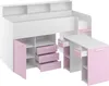 Posteľ s písacím stolom NEO R Right 80x200 cm Spálňové Náhľad obrázku produktu 3