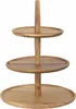 Olympia Etagere Akazie – 3-stufiger Holz-Stand für Kuchen & Produktbild-Vorschau 1