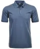 Ragman H-Polo Polo Soft-Knit uni in blau Produktbild-Vorschau