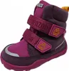 A single pink and purple child's boot with two velcro straps and an owl graphic. Anteprima dell’immagine prodotto
