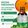 Wildes Oregano Öl Liquid Tropfen mit Carvacrol  Vegan Natur Produktbild-Vorschau 2
