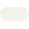 vidaXL Blat biały 110x55x2,5 cm owalny z litego drewna Podgląd zdjęcia produktu 4