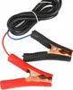 A close-up view of jumper cable clamps and a black cable. Náhled obrázku produktu