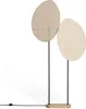 Stehlampe Metall und Stoff Elliptica Schwarz Produktbild-Vorschau 1