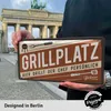 Retro Blechschilder Grillen - GRILLPLATZ - BBQ Grill Retro Produktbild-Vorschau 4