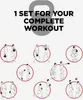 Kotaro ferro kettlebell peso 8 kg palla maniglia Anteprima dell’immagine prodotto 5