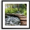 Gerahmtes Poster - Schwarzer Rahmen - Park natur grün bäume Produktbild-Vorschau 1