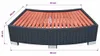 vidaXL Spa Step Poly Rattan 92 × 45 × 25 cm Black Náhľad obrázku produktu 6