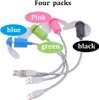 4 mini ventilátory USB s korpusem z vlnitého plechu a husím Náhled obrázku produktu 2