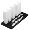 A 3D printed gift item with letters spelling 'NIX' and a German phrase below. Produktbild-Vorschau
