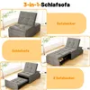 OYAJIA Schlafsofa ,Relaxsofa,3 in 1 Klappsofa Produktbild-Vorschau 8