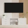 HOMAVO Meuble TV 160 cm - Meuble de salon moderne avec 3 Voir les images du produit 2