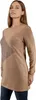 Asymmetrische Damenbluse/Tunika mit langen Ärmeln und Produktbild-Vorschau 3