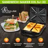 Extralink Opiekacz do Kanapek XXL SJ-33 1400 W na 4 Tosty Podgląd zdjęcia produktu 6