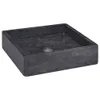 vidaXL Lavabo noir 40x40x10 cm marbre Voir les images du produit 7