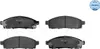 MEYLE 025 245 2916/W Bremsbeläge Vorne für MITSUBISHI L 200 Produktbild-Vorschau 4