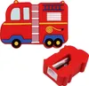 FEUERWEHR Einzelner GUMMISPITZER, Feuerwehrauto, Produktbild-Vorschau 2