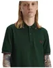 Fred Perry Poloshirt dunkelgrün normale Passform kurze Produktbild-Vorschau 7