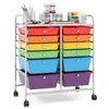 Vozík COSTWAY s 12 stohovatelnými zásuvkami, zásuvkový Náhled obrázku produktu 1