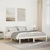 vidaXL Posteľ z masívu Extra Long bez matraca Biela 140x220 Náhľad obrázku produktu 2