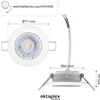 3er Set Oktaplex Einbaustrahler 3-Step dimmbar inkl. LED Produktbild-Vorschau 6