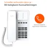Gigaset Desk 400 - Telefon mit Schnur - weiß Produktbild-Vorschau 9