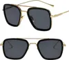 Lunettes de soleil pilote rétro unie de style steampunk, Voir les images du produit 1