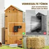 Outsunny tuinkast, tuinhuisje met legplanken, asfalt dak, Productafbeelding-voorbeeld 7