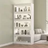 vidaXL Bibliothèque/séparateur de pièce Blanc 80x30x167,4 Voir les images du produit 2