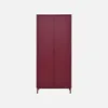 sweeek - Garderobe mit Holzdekor und Metall 2 Regale und 1 Produktbild-Vorschau 3