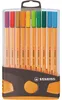 STABILO Fineliner -  point 88 ColorParade - 20er Tischset Produktbild-Vorschau 2