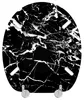 SANILO® WC-bril, marmerlook, zwart. Direct van de Productafbeelding-voorbeeld 6