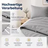 Komfortec Premium Bettwäsche 200x200 cm Bettbezug + 40x80 Produktbild-Vorschau 6