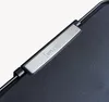 A close-up shot of a black trash can with a silver metal accent featuring the brand name '[en.casa]'. Voir les images du produit