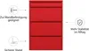 Alveon Schuhkipper Metall 3+1 schmal 51 x 15 x 117 cm - Rot Produktbild-Vorschau 6
