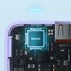 A close-up view of the internal circuitry of a Baseus power bank, highlighting the main chip and USB ports. Produktbild-Vorschau