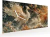 Wanduhr aus Glas mit Motiv Eleganter Vogel- 60 x 30 cm - Produktbild-Vorschau 2